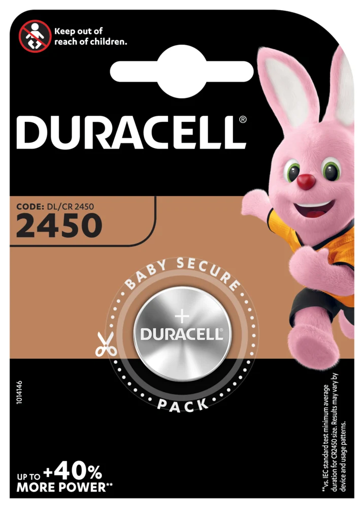Duracell Lithium Batterie 2450 - 3V - DL2450/CR2450