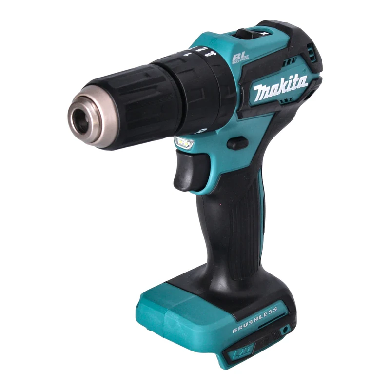 Makita DHP 483 SFX9 Akku Schlagbohrschrauber 18 V 40 Nm Brushless + 2x Akku 3,0 Ah + Ladegerät + 96 tlg. Zubehör Set + Koffer