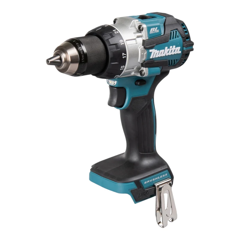 Makita DHP 489 SFX9 Akku Schlagbohrschrauber 18 V 73 Nm Brushless + 2x Akku 3,0 Ah + Ladegerät + 96 tlg. Zubehör Set + Koffer