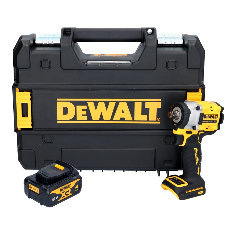 DeWalt DCF 921 NT Akku Schlagschrauber 18 V 400 Nm 1/2" Brushless + 1x Akku 4,0 Ah + TSTAK - ohne Ladegerät