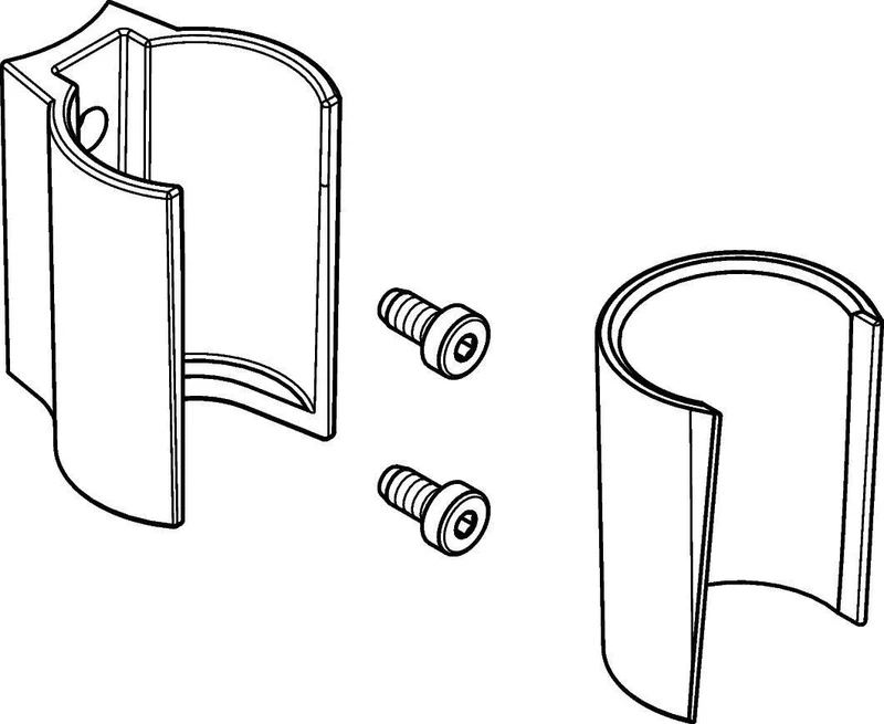 AXOR Brausehalter komplett chrom – Hansgrohe Ersatzteil für Bad & Dusche