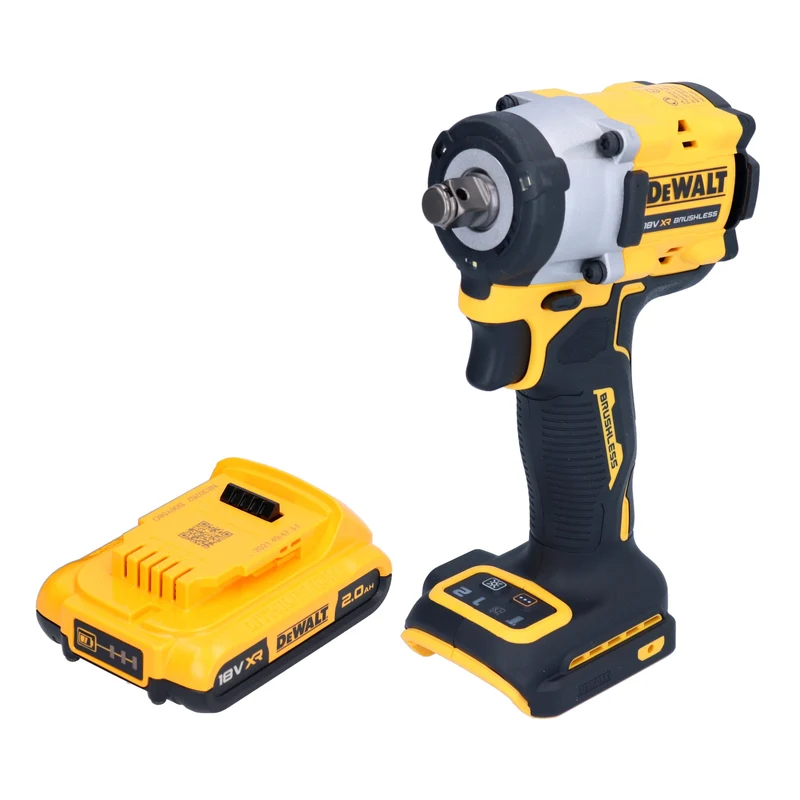 DeWalt DCF 921 N Akku Schlagschrauber 18 V 400 Nm 1/2" Brushless + 1x Akku 2,0 Ah - ohne Ladegerät