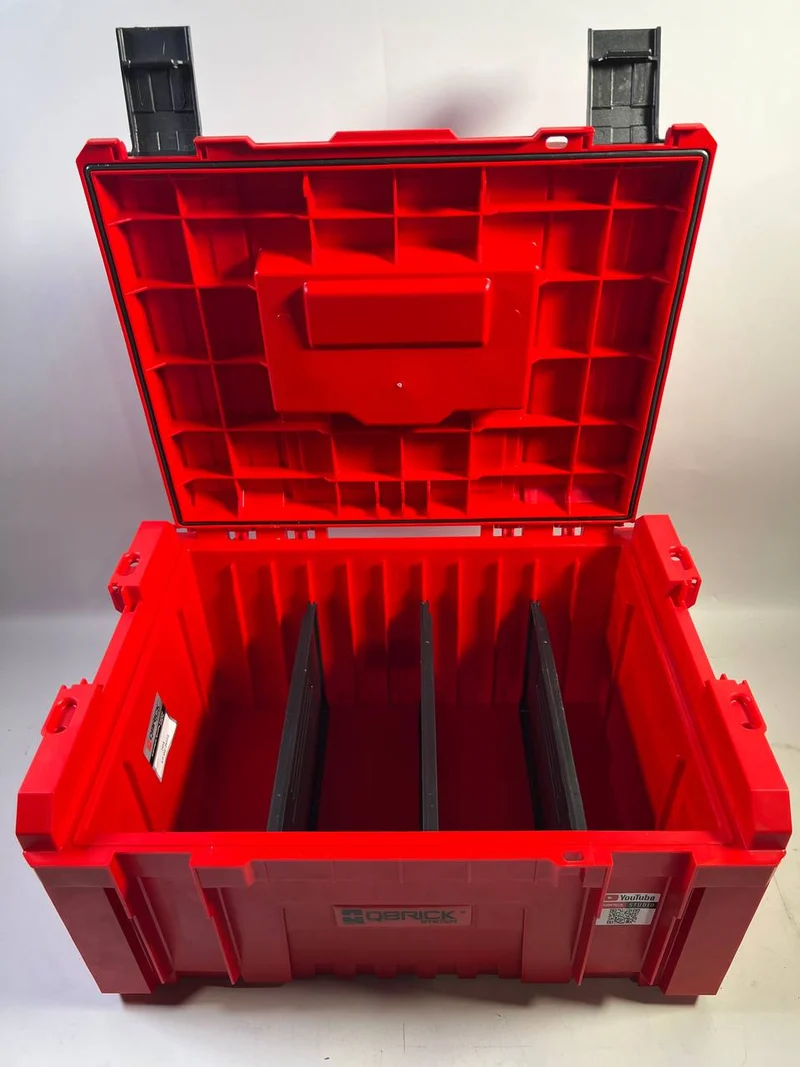 Qbrick System PRO Toolbox 2.0 RED ULTRA HD Custom Werkzeugkoffer - Beschädigt