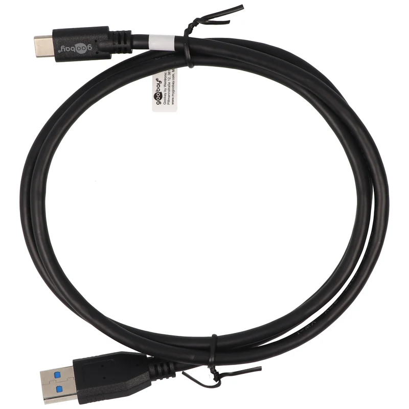 AccuCell USB-Datenkabel und Ladekabel mit USB-C Stecker auf USB A 3.0