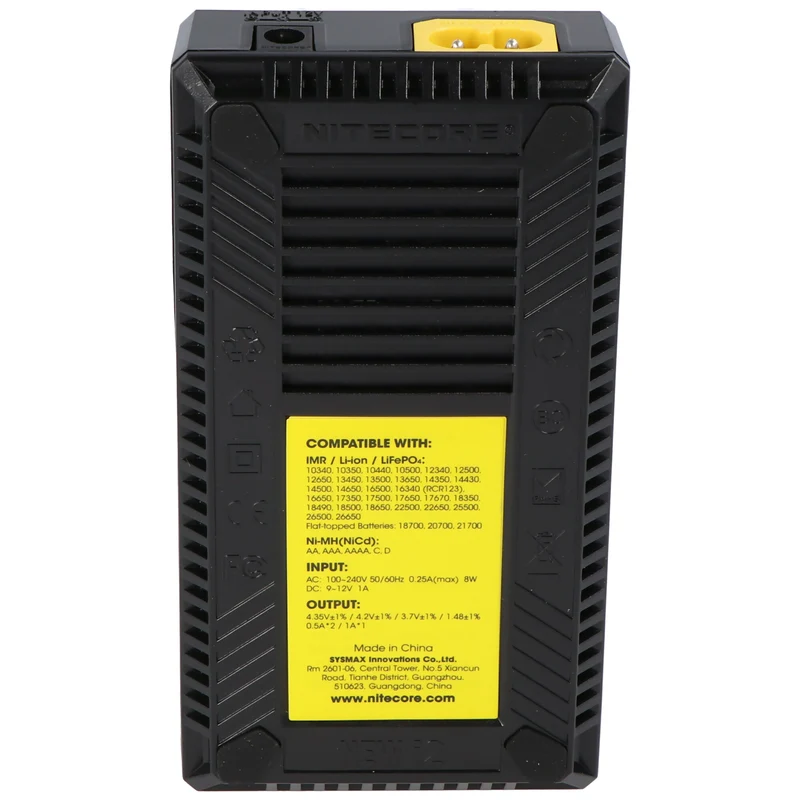 Nitecore Ladegerät Intellicharge NEW i2 mit 2 Ladeschächten NC-i2