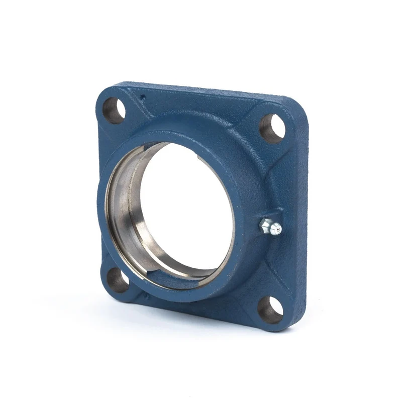 SKF Flanschlagergehäuse FY512 M 110 mm viereckig – Grauguss, für durchgehende Welle