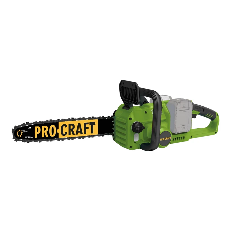 Procraft PCA42/2 Akku Kettensäge 40 V ( 2x 20 V ) 406 mm Brushless + 4x Akku 4,0 Ah + Ladegerät