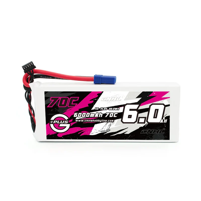 CNHL G+Plus 4S 6000mAh 14,8V 70C Lipo-Akku mit EC5-Stecker