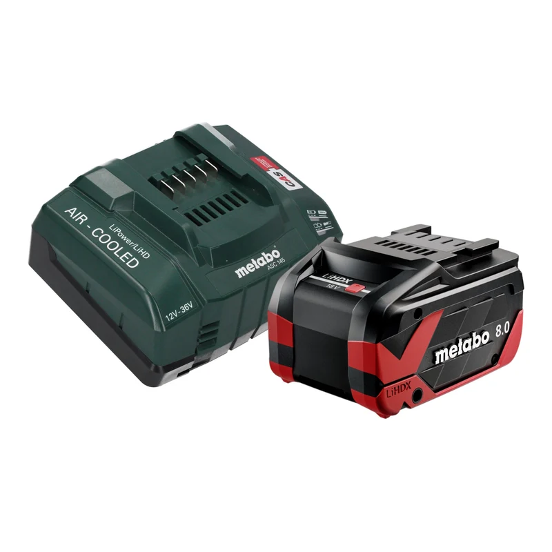 Metabo SSW 18 LTX 550 BL Akku Schlagschrauber 18 V 550 Nm Brushless + 1x LiHDX Akku 8,0 Ah + Ladegerät + metaBOX