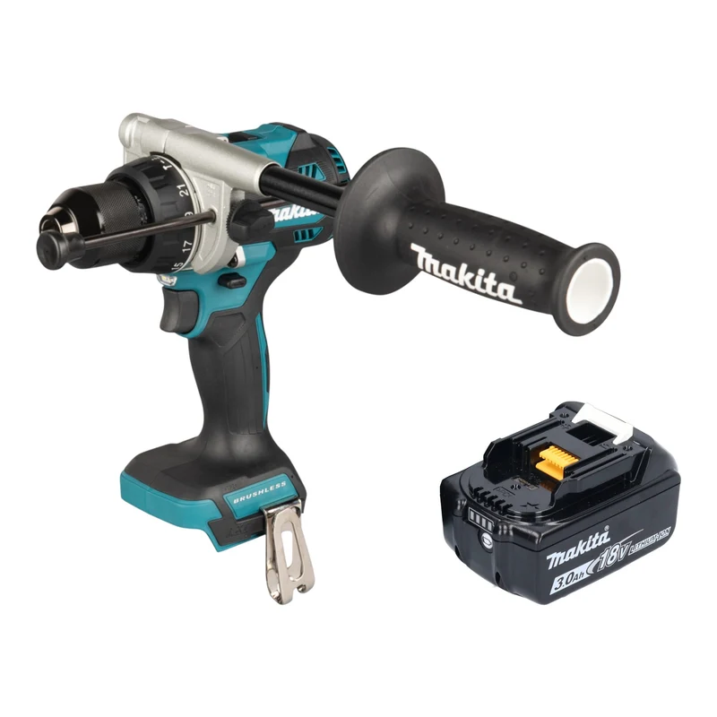Makita DHP 492 F1 Akku Schlagbohrschrauber 18 V 141 Nm Brushless + 1x Akku 3,0 Ah - ohne Ladegerät