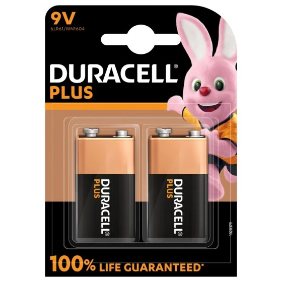 Duracell PLUS 9V 6LR61 MN1604 - 2 Stück