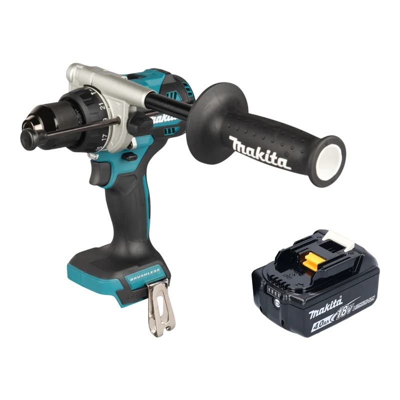 Makita DHP 492 M1 Akku Schlagbohrschrauber 18 V 141 Nm Brushless + 1x Akku 4,0 Ah - ohne Ladegerät