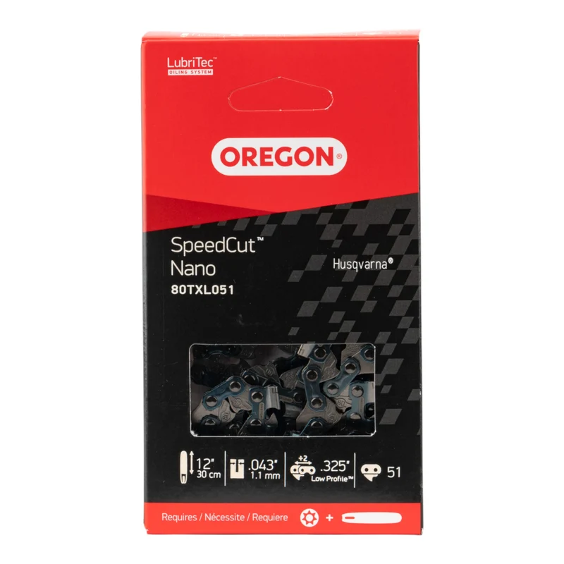 Oregon SpeedCut Nano Sägekette 30 cm .325" 1,1 mm 51 TG ( 80TXL051E )