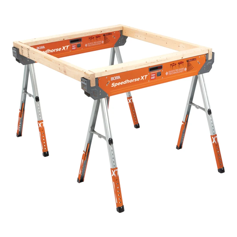 BORA Speedhorse XT Arbeitsbock Paar 760 - 910 mm Höhenverstellbar ( PM-4550T ) 1600 kg Gesamttragfähigkeit