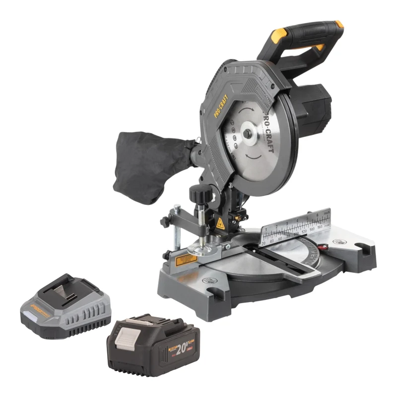 Procraft PGS20bb Akku Kappsäge 20 V 210 mm Brushless + 1x Akku 4,0 Ah + Ladegerät