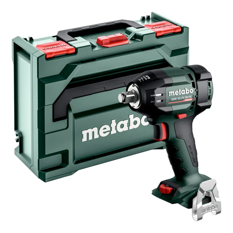 Metabo SSW 18 LTX 550 BL Akku Schlagschrauber 18 V 550 Nm Brushless ( 602404840 ) + metaBOX - ohne Akku, ohne Ladegerät