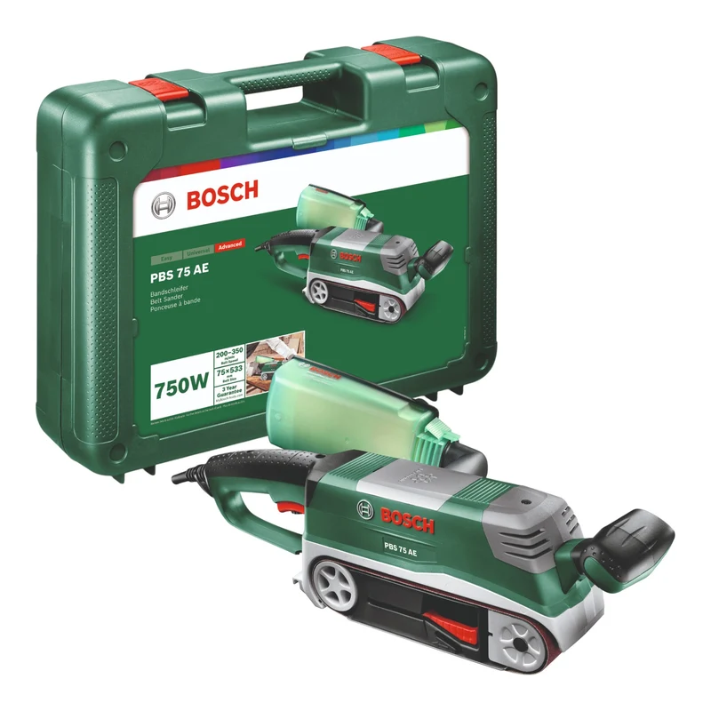 Bosch PBS 75 AE Bandschleifer 750 W 75 x 533 mm + Koffer ( 06032A1100 )