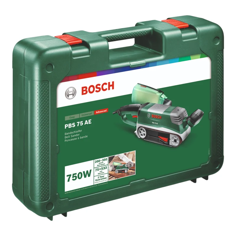 Bosch PBS 75 AE Bandschleifer 750 W 75 x 533 mm + Koffer ( 06032A1100 )