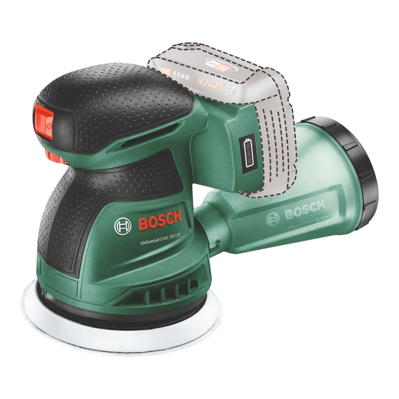 Bosch UniversalOrbit 18V-20 Akku Exzenterschleifer 18 V 125 mm + 1x Akku 4,0 Ah - ohne Ladegerät