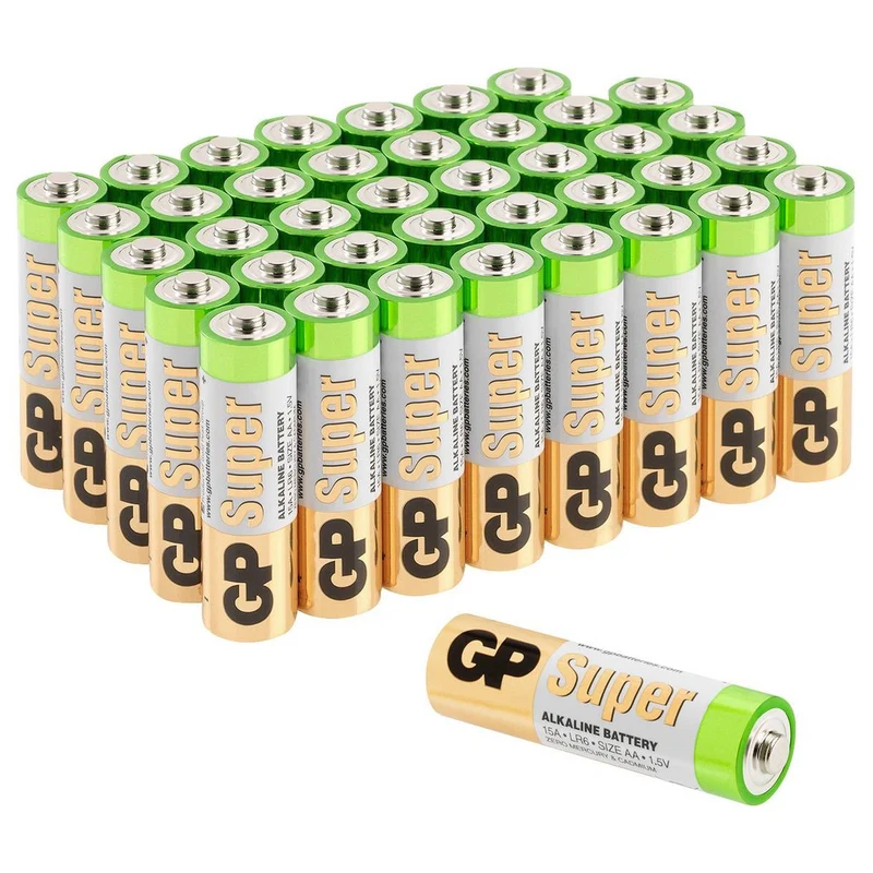 GP Batteries AA Mignon Batterie GP Alkaline Super 1,5V 40 Stück