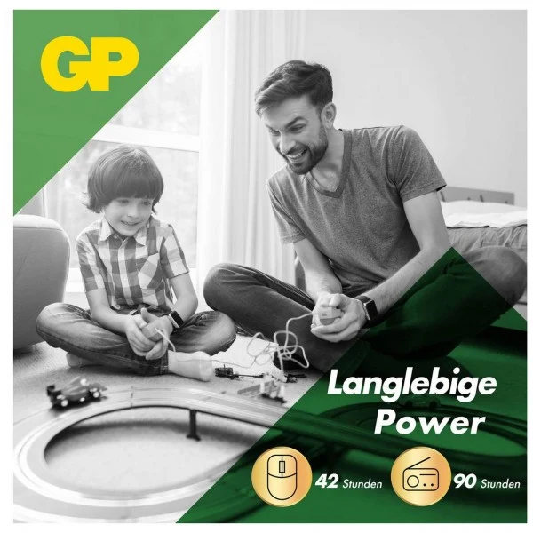GP Batteries AA Mignon Batterie GP Alkaline Super 1,5V 40 Stück