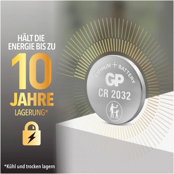 GP Batteries CR2032 GP Lithium Knopfzelle 3V 20 Stück