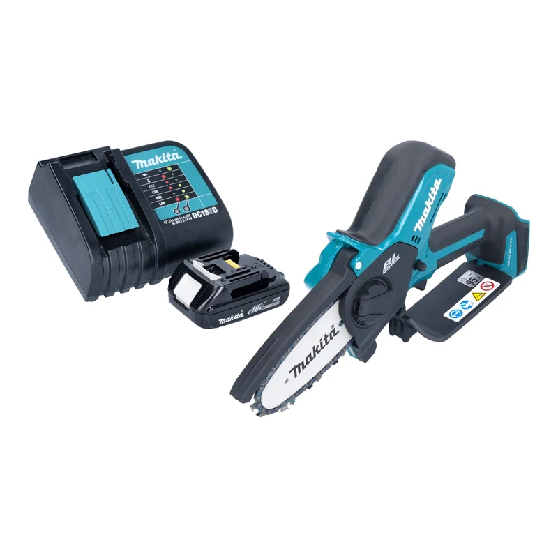 Makita DUC 101 SY01 Akku Astsäge 18 V 10 cm Brushless + 1x Akku 1,5 Ah + Ladegerät