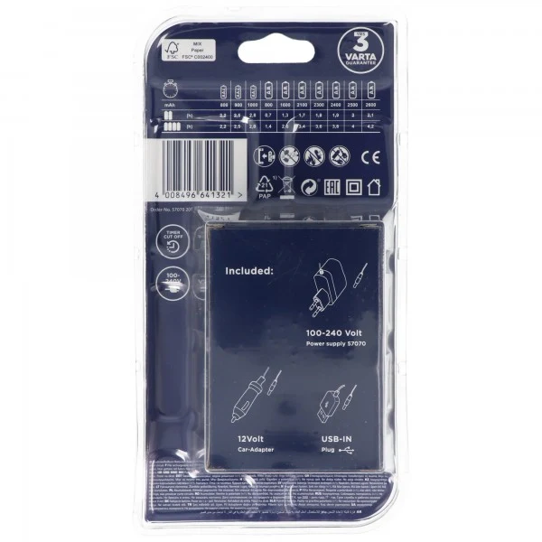 Varta 57070 LCD Charger inklusive 4 Mignon/AA 2500mAh