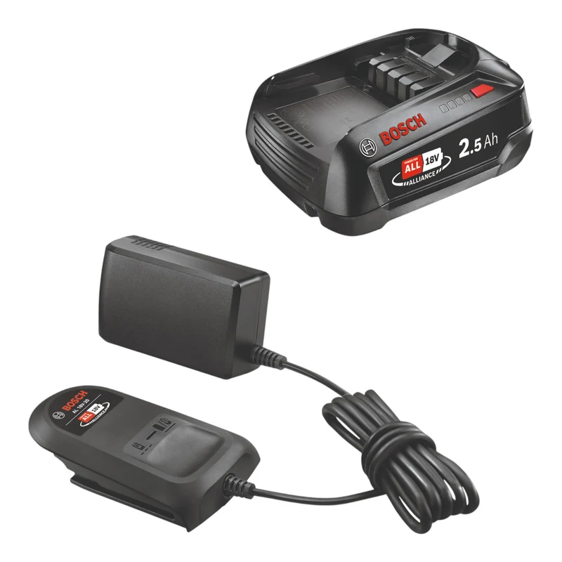 Bosch UniversalOrbit 18V-20 Akku Exzenterschleifer 18 V 125 mm + 1x Akku 2,5 Ah + Ladegerät