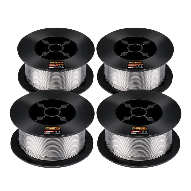 Procraft 4x FW81 Fülldraht Schweißdraht FLUX 0,8 mm 1,0 kg