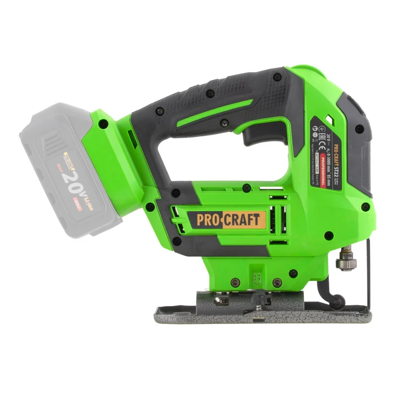 Procraft ST22 Akku Stichsäge 20 V 80 mm Brushless + 1x Akku 4,0 Ah - ohne Ladegerät