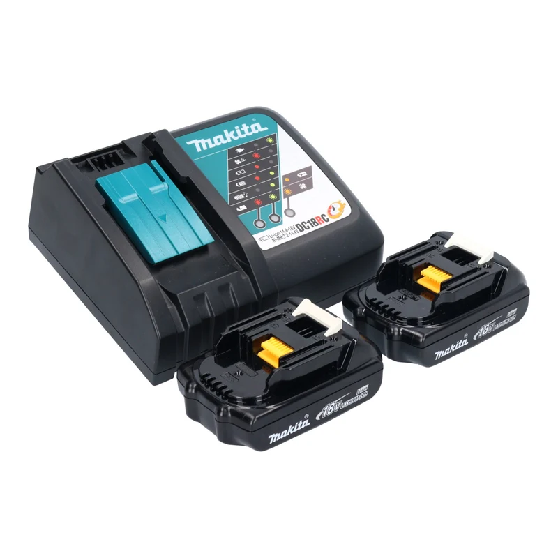 Makita ML 005 G RY Akku Baustellenleuchte 18 / 40 V max. 3.600 lm + 2x Akku 1,5 Ah + Ladegerät