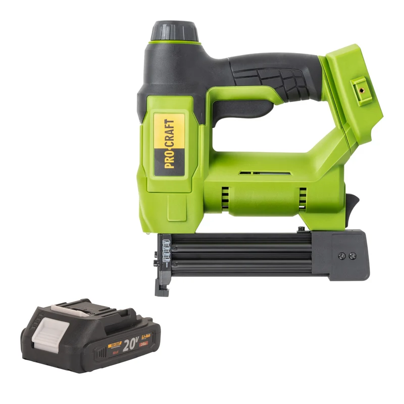 Procraft PEH20 Akku Tacker 20 V 15 - 32 mm + 1x Akku 2,0 Ah - ohne Ladegerät