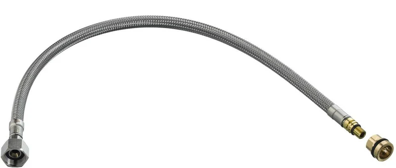 Hansgrohe Anschlussschlauch 450 mm zum Stecken – M8 x G 3/8, UBA-konform