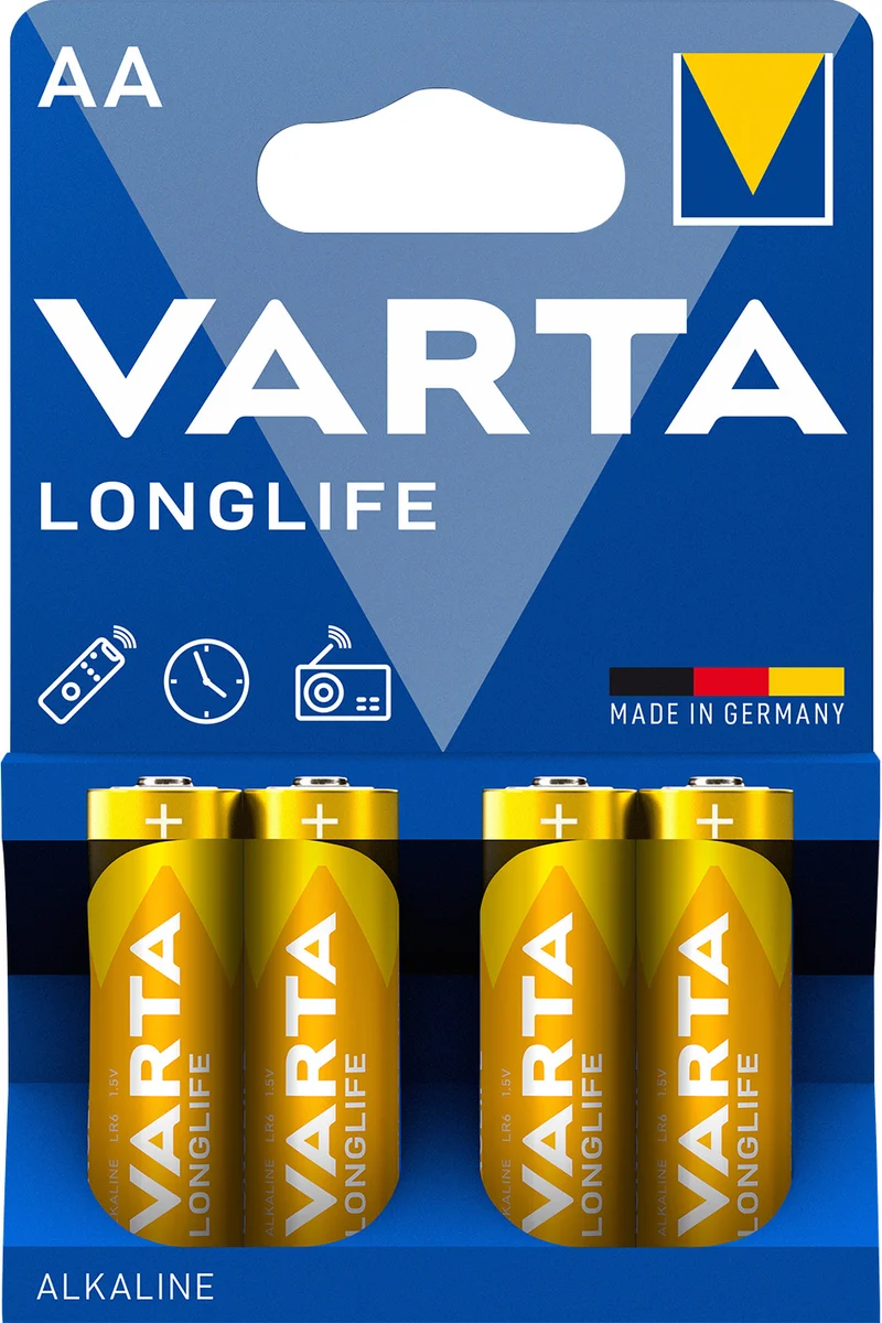 Varta 4106 LONGLIFE Mignon Batterie AA - 4er Blister