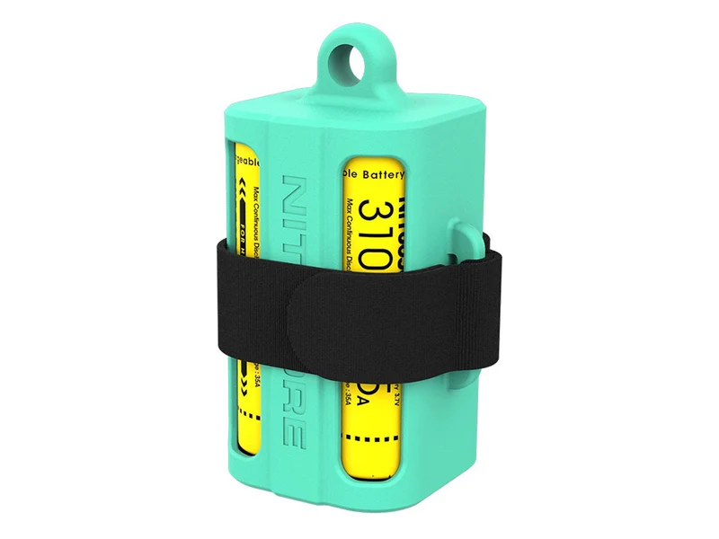 Nitecore Batteriemagazin aus umweltfreundlichen Dampfphasen-Gummi NBM40