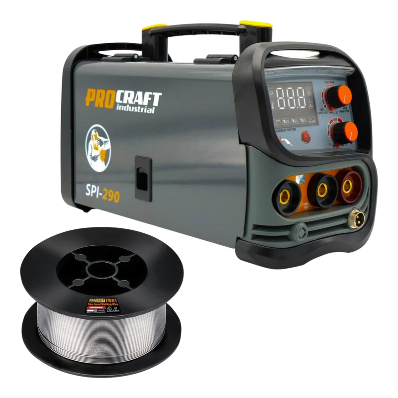 Procraft SPI-290 Kombi Inverter Schweißgerät 3,8 kW Co Flux MMA TIG Lift + Fülldraht