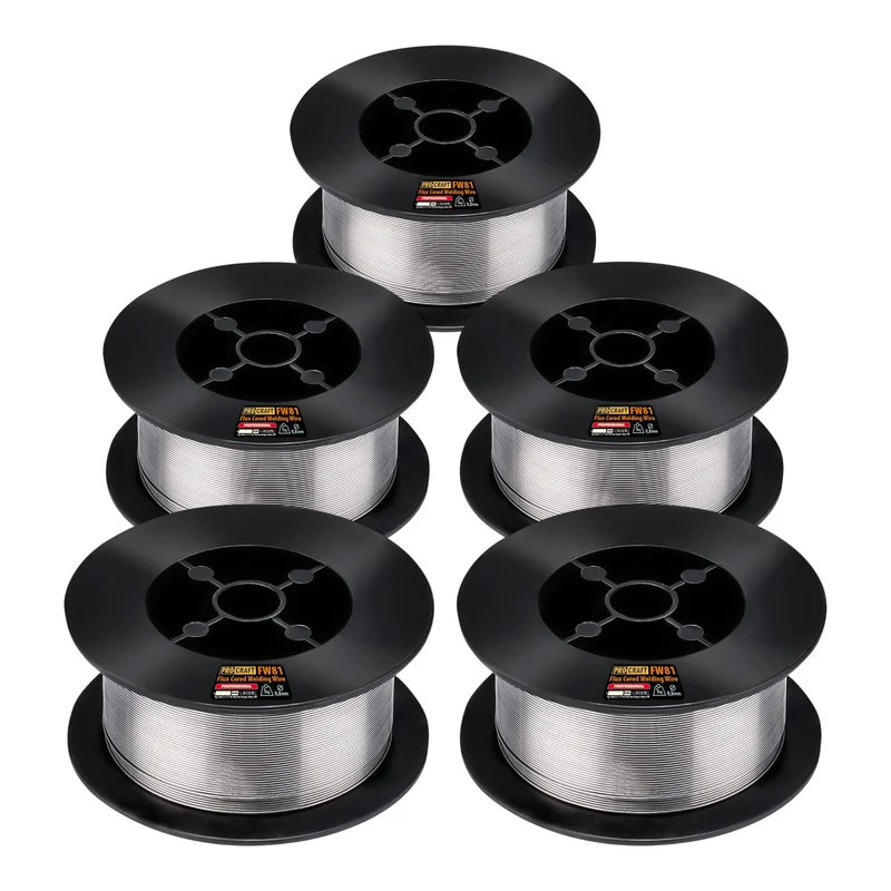 Procraft 5x FW81 Fülldraht Schweißdraht FLUX 0,8 mm 1,0 kg