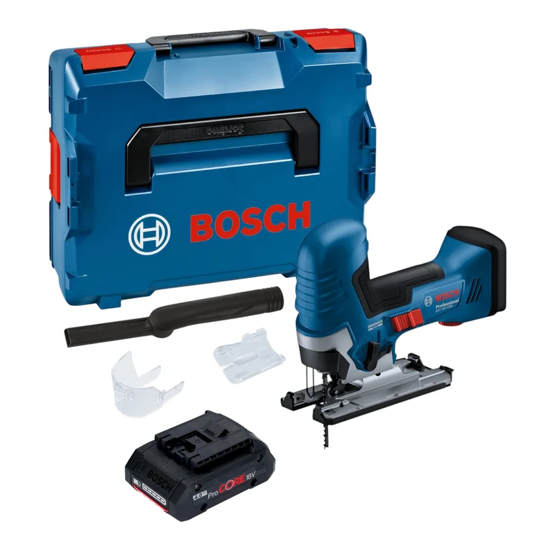 Bosch GST 18V-125 S Professional Akku Stichsäge 18 V 125 mm Brushless + 1x ProCORE Akku 4,0 Ah + L-Boxx - ohne Ladegerät