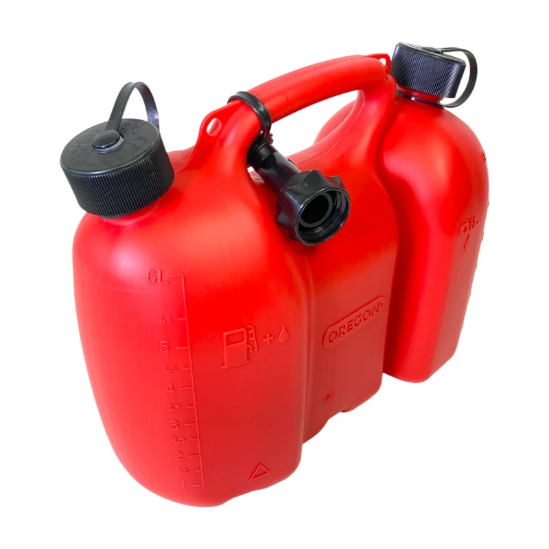 Oregon Kombikanister 6 + 3 l rot für Kraftstoff und Kettenöl ( 562405 )