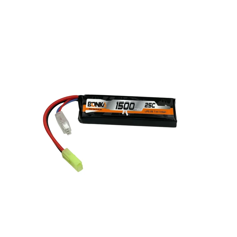 Bonka Airsoft Lipo Akku 1500mAh 2S 7,4V 25C-1-Mini Tam #1