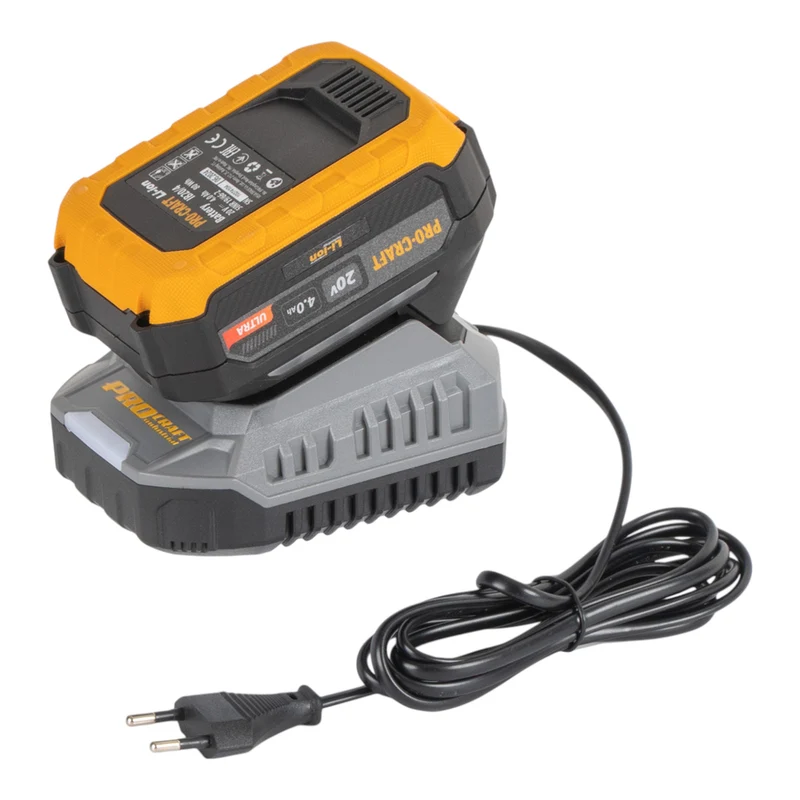 Procraft Industrial HD20A Akku Bohrhammer 20 V 3,8 J Brushless + 1x Akku 4,0 Ah + Ladegerät + Koffer