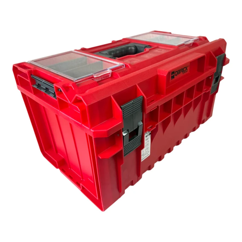 Qbrick System ONE 350 Profi RED ULTRA HD Custom Werkzeugkoffer modularer Organizer 585 x 385 x 320 mm 38 l stapelbar IP66 - alte Version