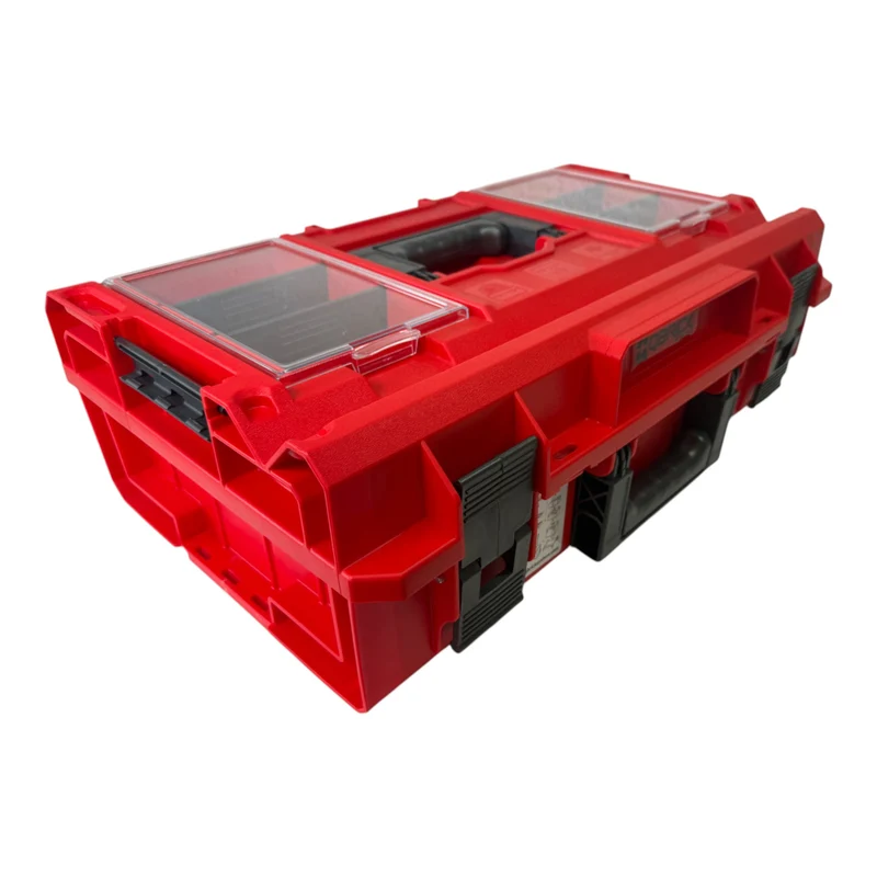 Qbrick System ONE 200 Profi RED ULTRA HD Custom Werkzeugkoffer modularer Organizer 585 x 385 x 190 mm 15,4 l stapelbar IP66 - alte Version