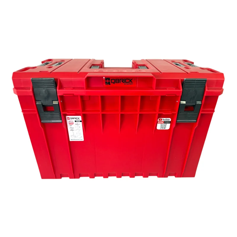 Qbrick System ONE 450 Vario RED ULTRA HD Custom Werkzeugkoffer modularer Organizer 585 x 385 x 420 mm 52 l stapelbar IP66 - alte Version