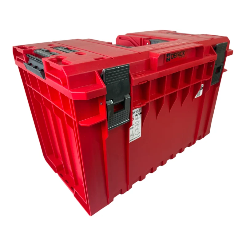 Qbrick System ONE 450 Vario RED ULTRA HD Custom Werkzeugkoffer modularer Organizer 585 x 385 x 420 mm 52 l stapelbar IP66 - alte Version