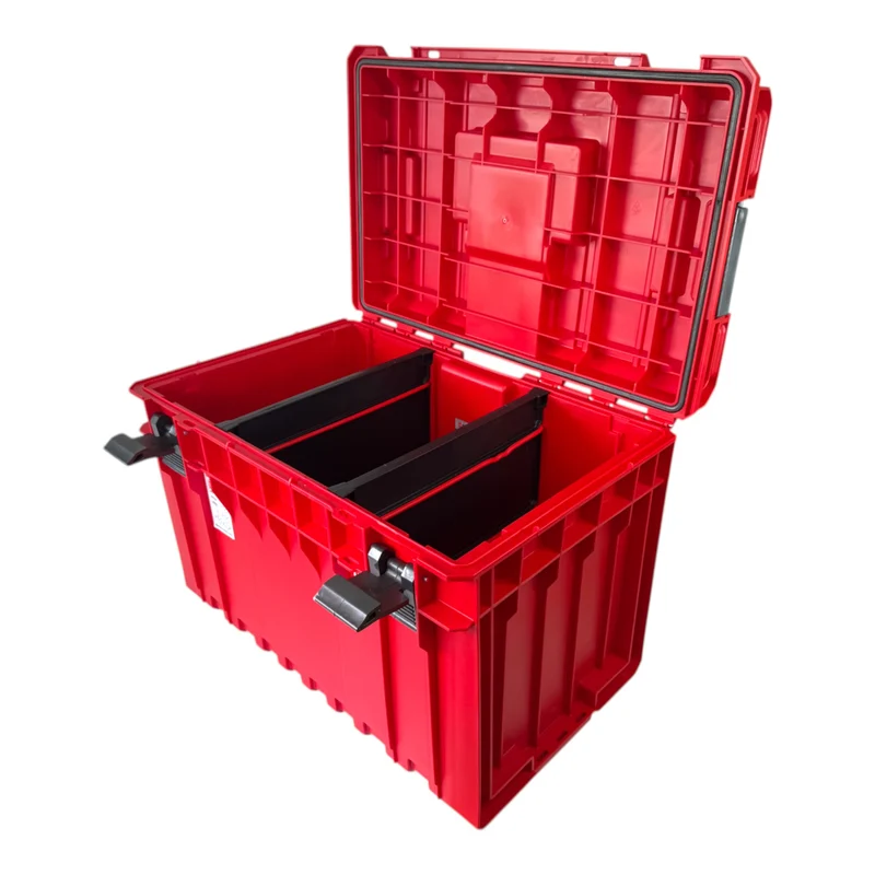 Qbrick System ONE 450 Vario RED ULTRA HD Custom Werkzeugkoffer modularer Organizer 585 x 385 x 420 mm 52 l stapelbar IP66 - alte Version