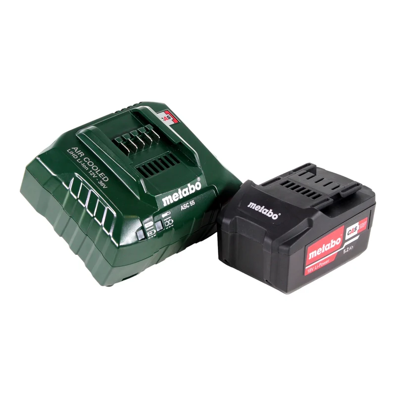 Metabo MS 18 LTX 15 Akku Gehölzsäge 18 V 15 cm 5 m/s + 1x Akku 5,2 Ah + Ladegerät + Tasche