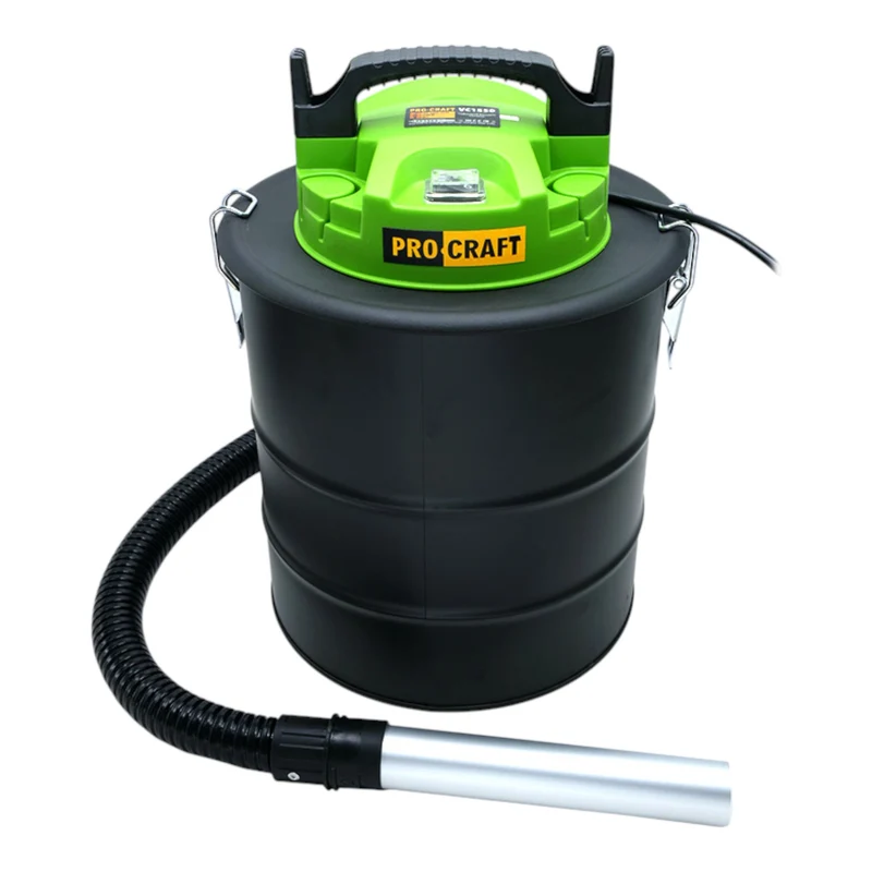 Procraft VC1550 Aschesauger 1200 Watt 20 L Fassungsvermögen