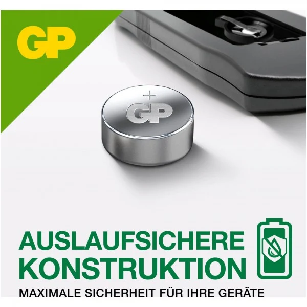GP Batteries A76 (LR44) GP Alkaline Knopfzelle 1,5V 10 Stück